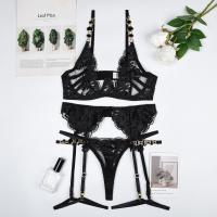 Sexy Nightclub Lingerie Set for Women –European and American-Style Seductive Pure-Yu Three-Piece Costume Outfit thumbnail