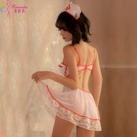 Sexy Nurse Costume for Women - Plus Size Seductive Lingerie Set, Busty & Petite Friendly Pure Temptation Sleepwear Outfi thumbnail