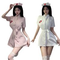 Sexy Nurse Costume for Women - Seductive Forbidden Style Lingerie Set, Role Play Outfit for Couples thumbnail