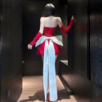 Sexy Off-Shoulder Bow Dress - Pure & Tempting New Year Uniform Style Sparkle Mini Dress, Princess-Inspired Lingerie Dres thumbnail