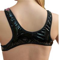 Sexy Patent Leather Bodysuit - Backless Nightclub Performance Outfit, Europe and America-Style Latex-Look Bodysuit for P thumbnail
