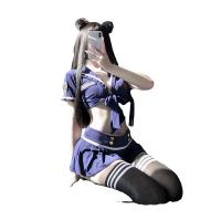 Sexy Police Uniform Lingerie Set for Women – Role Play Costume with Skirt, Seductive & Easy-On Design thumbnail
