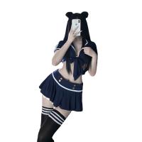 Sexy Police Uniform Lingerie Set for Women – Role Play Costume with Skirt, Seductive & Easy-On Design thumbnail