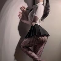 Sexy Pure-Temptation Uniform Set for Women – Ultra-Short Skirt, Crop Top JK Style Outfit, No-Remove Seductive Lingerie thumbnail