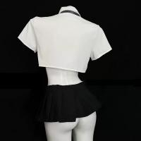 Sexy Pure-Yu Style Lingerie Set - Short Skirt & Crop Top JK Uniform Outfit for Women thumbnail
