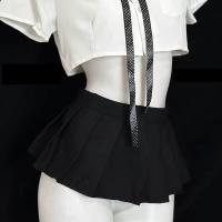 Sexy Pure-Yu Style Lingerie Set - Short Skirt & Crop Top JK Uniform Outfit for Women thumbnail
