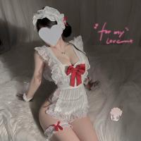 Sexy Pure-Yu Maid Costume Set – Cute Anime Cosplay Uniform with Apron & Accessories for Women thumbnail