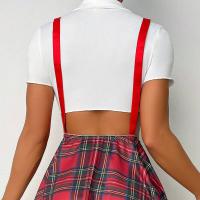 Sexy Role Play Lingerie Set -Europe and America-Style Sheer Mesh JK Uniform Costume for Adults thumbnail