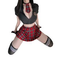 Sexy Sailor Uniform Costume for Women - Cute JK Schoolgirl Outfit with Short Skirt, Nightclub & Roleplay Ensemble thumbnail