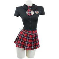 Sexy Sailor Uniform Costume for Women - Role Play Student Outfit, Kawaii JK Style Lingerie Set for Nightclub & Date Nigh thumbnail