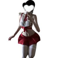 Sexy Sailor Uniform Lingerie Set - Cute Pure & Tempting Student Style Cosplay Outfit for Women thumbnail