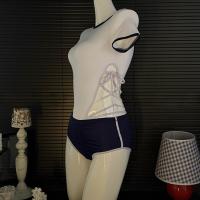 Sexy Schoolgirl Lingerie Set - Pure & Tempting Uniform with Open-Crotch Design, Cute Deadstock Miko-Style Outfit thumbnail