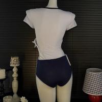 Sexy Schoolgirl Lingerie Set - Pure & Tempting Uniform with Open-Crotch Design, Cute Deadstock Miko-Style Outfit thumbnail