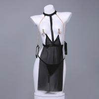 Sexy Sheer Lingerie Set - Transparent Seductive Women's Erotic Costume for Role Play & Intimate Nights thumbnail