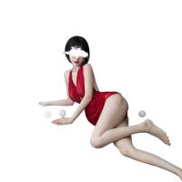 Sexy Sheer Necktie Sleep Dress for Women – Lace Deep V-Neck Bodysuit, Pure & Tempting Loungewear Set thumbnail