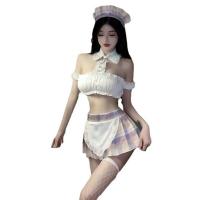 Sexy Sleepwear JK Uniform Set - Cute Student Style Cosplay Outfit with Maid & Pure-Temptation Vibes thumbnail