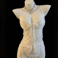Sexy Sleepwear Set for Small Bust - Push-Up Lingerie Outfit, No-Remove Bedroom Costume, Midnight Passion Ensemble thumbnail