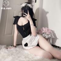Sexy Sweet Maid Costume Set - Seductive Lace Bodysuit & Role Play Outfit for Women thumbnail