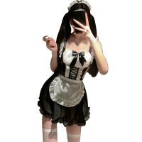 Sexy Sweet Maid Costume Set for Women – Seductive No-Remove Sleepwear & Bedroom Uniform Outfit thumbnail