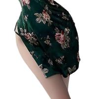 Sexy Vintage Qipao Nightgown for Women – High-Waisted Slit Bodycon Chinese Style Beaded Lingerie Sleep Dress thumbnail