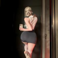 Starry Night Seductive Lingerie Set - Pure & Tempting Secretary Lace Sleepwear with Sheer Skirt & Bodycon Dress thumbnail