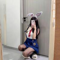 Student Uniform Lingerie Set - Sexy JK School Outfit with Skirt, No-Remove Bedroom Style thumbnail