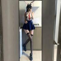 Student Uniform Lingerie Set - Sexy JK School Outfit with Skirt, No-Remove Bedroom Style thumbnail