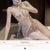Sultry Sheer Lingerie Set for Small Bust - Pure Temptation Sleepwear for Midnight Romance & Bedroom Play thumbnail