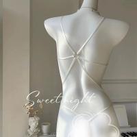 Summer Sexy Sheer Lace Bodysuit - Bedroom-Ready Pure & Tempting Matching Set with Embroidery thumbnail