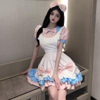 Suoqing Japanese-Style Lingerie Set for Women – Maid Lolita Soft Girl Dress, Anime-Themed Creamy Sweetheart Café Outfit thumbnail