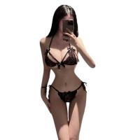 Suoqing Sexy Lace Bra and Panty Set - Transparent Temptation Lingerie Sleepwear for Women, Wholesale & Dropshipping thumbnail