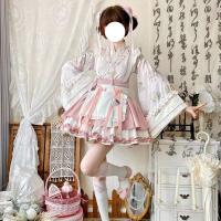 Sweet Lolita Maid Dress Set - Botanical Herbal Apothecary Cosplay Outfit for Women thumbnail
