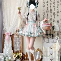 Sweet Lolita Maid Dress Set - Botanical Herbal Apothecary Cosplay Outfit for Women thumbnail