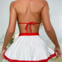 Sweet Nurse Role Play Lingerie Set - Sexy Costume Outfit with Skirt & Bra for Adult Play thumbnail
