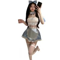 Sweetheart Maid Lingerie Set for Small Bust - Cute Busty Illusion Pure & Tempting Costume Outfit thumbnail