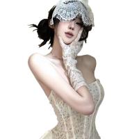 Taoxitang Sexy Lingerie Set - Seductive Sheer Lace Sleep Dress & Matching Costume Outfit for Women thumbnail