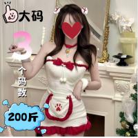 Tonaer Sexy Christmas Costume Lingerie Set – Velvet Role Play Outfit for Holiday Passion & New Year Fun thumbnail