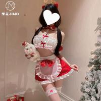 Velvet Bunny Girl Costume - Sexy Holiday Cosplay Outfit for New Year's Eve Party thumbnail