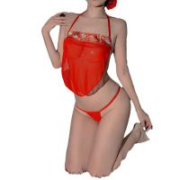 Vintage Chinese-Style Lingerie Set - Plus Size Silk Qipao Role Play Outfit for Sensual & Elegant Wear thumbnail
