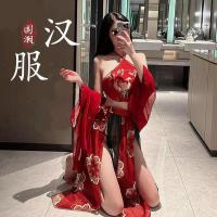 Wangchunshan Plus Size Hanfu Sleep Set – Vintage-Inspired Sheer Silk-Look Sleep Dress & Ancient Chinese Bodice Outfit thumbnail
