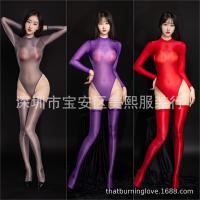 Wild Temptation Sheer Ultra-Thin Bodysuit - High-Elastic Sexy Lingerie Set for Bedroom Romance thumbnail