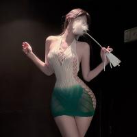 Women's Europe and America-Style Sensual Lingerie Set - Sheer Mesh Bra & Panty with Tear-Away Design, Sexy & Elegant thumbnail