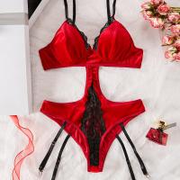 Women's Full Lace Sheer Bodysuit - Sexy European-American Erotic Lingerie for Women thumbnail