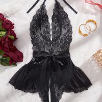 Women's Full Lace Sheer Bodysuit - Sexy European-American Erotic Lingerie for Women thumbnail