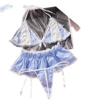 Women's Sexy Backless Maid Costume Set - Cute Lace Role Play Lingerie Outfit thumbnail