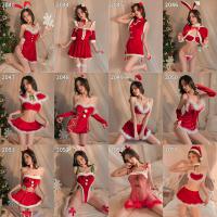Women's Sexy Christmas Lingerie Set - Halloween Sleep Dress, Role Play Costume & Nightclub Outfit for New Year thumbnail