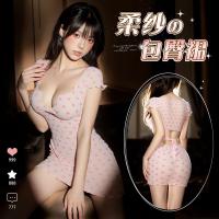 Women's Sexy Deep V Lace Sheer Bodysuit with Bow-Tie & Thong Cutout - Sensual Sleepwear Set thumbnail