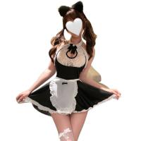 Luxury Women's Sexy Lingerie Set - Provocative Maid Costume Role Play Sleepwear, Plus Size & Easy-On Design thumbnail