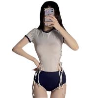 Women's Sexy Sports-Themed Lingerie Set – Football & Basketball Cheer Uniform Style Bodysuit thumbnail