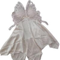 Women's Summer Ice Silk Sleep Dress with Bow & Backless Cutout - Sexy Lounge Set thumbnail